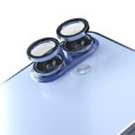 Протектор за камера Etteri метални рингове за iPhone 17 – Син