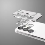 Протектор за камера Etteri метални рингове за Galaxy S26 Ultra – Сребрист - Image 3
