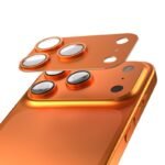 Etteri протектор задна камера пълна защита за iPhone 17 Pro Max (6.9), оранжев