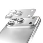 Протектор за камера Etteri пълна защита за iPhone 17 Pro Max – Сребрист