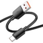 Кабел Hoco USB-A – USB-C – PD 6A 100W X96 1 м – Бял - Image 4