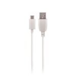 Кабел Maxlife USB-A – USB-C 3A 1 м – Бял