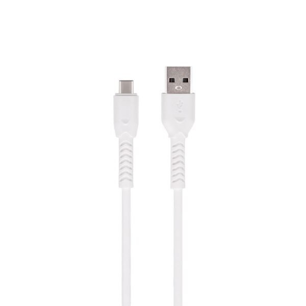 Кабел Maxlife MXUC-04 USB-A към USB-C 3A 1 м – Бял
