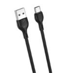 Кабел XO NB200 USB-A към USB-C 2.1A 1 м – Черен