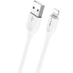 Кабел Blue Power BL2BX14 USB-A към Lightning 15W 3A 2 м – Бял