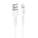 Кабел Blue Power BLDU01 USB-A към Lightning 2.4A 1 м – Бял