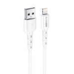 Кабел Blue Power BLDU01 USB-A към Lightning 2.4A 1 м – Бял