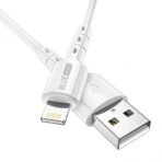 Кабел Blue Power BLDU01 USB-A към Lightning 2.4A 1 м – Бял - Image 3