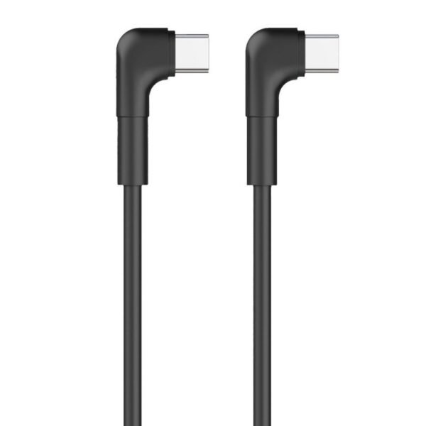 Кабел Maxlife MXUC-09 USB-C към USB-C 60W 1 м – Черен