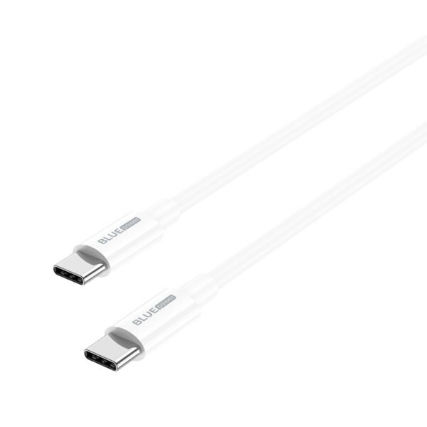 Кабел Blue Power BBX44 USB-C към USB-C 100W 5A 1 м – Бял