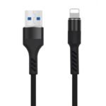 Кабел Maxlife MXUC-01 USB-A към Lightning 2A 1 м – Черен