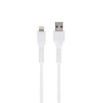 Кабел Maxlife MXUC-04 USB-A към Lightning 3A 1 м – Бял
