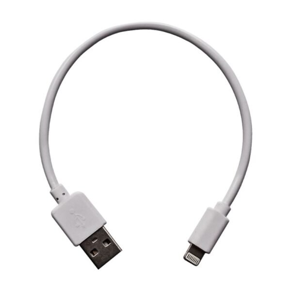 Кабел MBX USB-A – Lightning – Бял