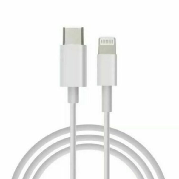 Кабел MBX USB-C – Lightning – Бял