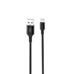 Кабел XO NB143 USB-A към Lightning 2.4A 2 м – Черен