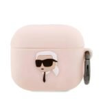 Калъф Karl Lagerfeld white 3D Silicone NFT Karl за AirPods 3 – Розов