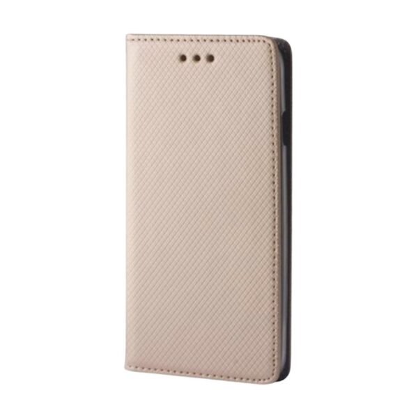 Калъф bSmart Magnet Book страничен за Galaxy S25 Edge – Златист