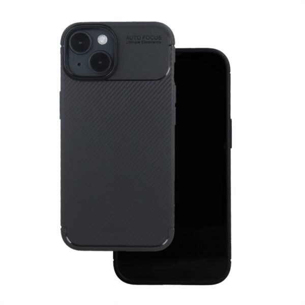 Калъф bSmart Carbon Auto Focus за iPhone 17 – Черен