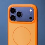 Калъф bSmart Frame Thin MagSafe за iPhone 17 Pro – Оранжев - Image 4