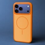 Калъф bSmart Frame Thin MagSafe за iPhone 17 Pro Max – Оранжев - Image 3
