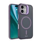 Калъф Etteri Morning Fog с MagSafe и стойка за iPhone 17 – Тъмнолилав