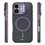 Калъф Etteri Morning Fog с MagSafe и стойка за iPhone 17 – Тъмнолилав - Image 3