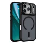 Калъф Etteri Morning Fog с MagSafe и стойка за iPhone 17 Pro – Черен