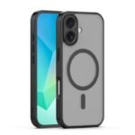 Калъф Mag Matt с отвори за камерите за iPhone 17 – Черен