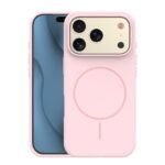Калъф Silicone Thin Mag за iPhone 17 Pro – Светлорозов