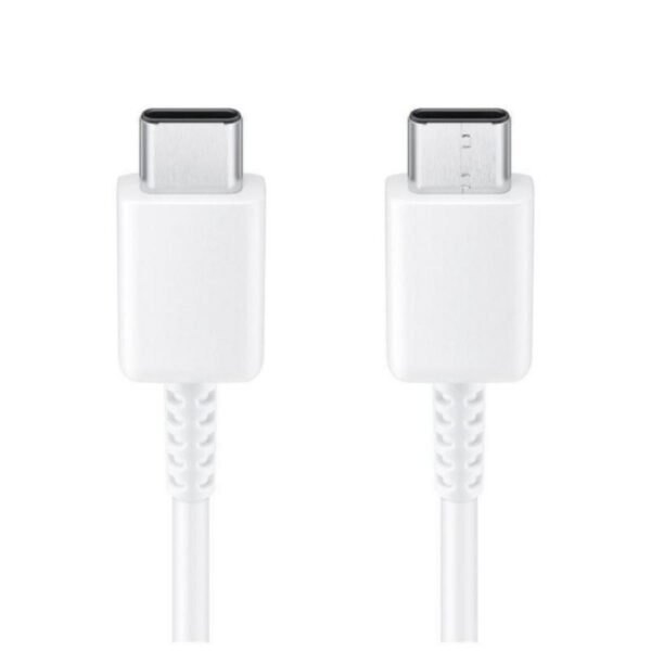 Кабел Samsung EP-DA705BBE USB-C към USB-C 3A 1 м – Бял