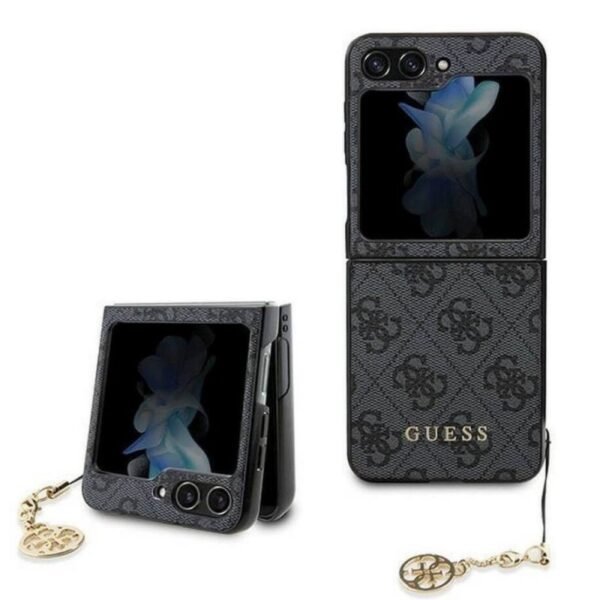 Калъф Guess 4G Charms Collection за Galaxy Z Flip5 5G – Черен