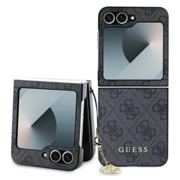 Калъф Guess 4G Charms Collection за Galaxy Z Flip6 – Черен