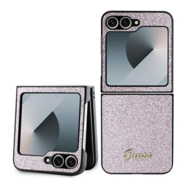 Калъф Guess Glitter Hearts за iPhone 11 Pro – Червен