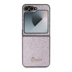 Калъф Guess 4G Glitter Script за Galaxy Z Flip6 – Розов - Image 2