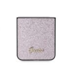 Калъф Guess 4G Glitter Script за Galaxy Z Flip6 – Розов - Image 5