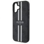 Калъф Guess 4G Printed Stripes MagSafe за iPhone 16 – Черен - Image 5