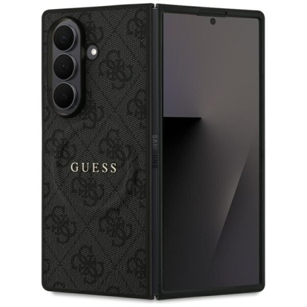 Калъф Guess 4G Ring Classic Logo MagSafe за Galaxy Z Fold7 – Черен