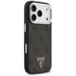 Калъф Guess 4G Triangle Metal Logo MagSafe за iPhone 17 Pro Max – Черен - Image 4