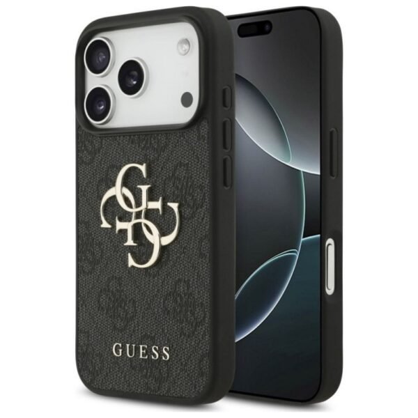 Калъф Guess Marble Glass за iPhone 11 Pro – Черен
