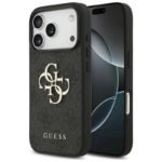 Guess Big 4G Logo Classic, за iPhone 17 Pro Max (6.9), Черен