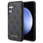 Калъф Guess HC 4G Metal Gold Logo за Galaxy S24 – Черен