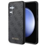 Калъф Guess HC 4G Metal Gold Logo за Galaxy S24 – Черен