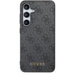 Калъф Guess HC 4G Metal Gold Logo за Galaxy S24 – Черен - Image 2