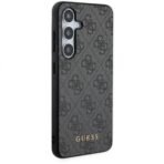 Калъф Guess HC 4G Metal Gold Logo за Galaxy S24 – Черен - Image 3