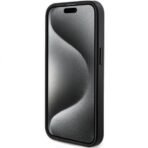 Калъф Guess HC MagSafe PU 4G Ring Classic Logo за iPhone 15 Pro – Черен - Image 5