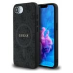 Калъф Guess HC MagSafe PU 4G Ring Classic Logo за iPhone 16e / 17e – Черен