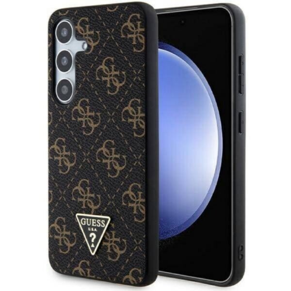 Калъф Guess HC PU 4G Triangle за Galaxy S24 – Черен