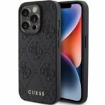Калъф Guess HC PU Quilted 4G Classic за iPhone 15 – Черен