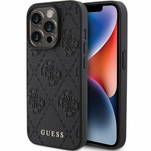 Калъф Guess HC PU Quilted 4G Classic за iPhone 15 – Черен