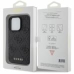 Калъф Guess HC PU Quilted 4G Classic за iPhone 15 Pro Max – Черен - Image 5